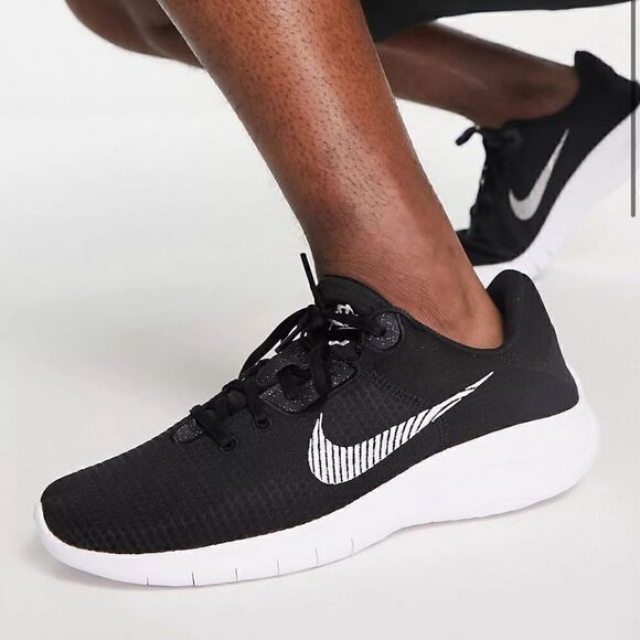 Nike Flex Experience Run 11 Mens Road Running Shoes Black White 13 - Picture 1 of 7